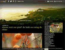 Tablet Screenshot of ecolodge-kan-des-arts.com